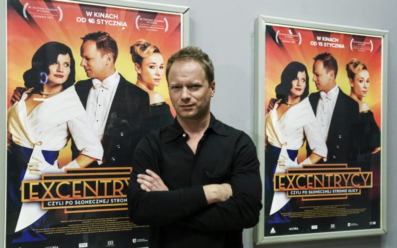 Maciej Stuhr - projekcja filmu Ekscentrycy w Warszawie